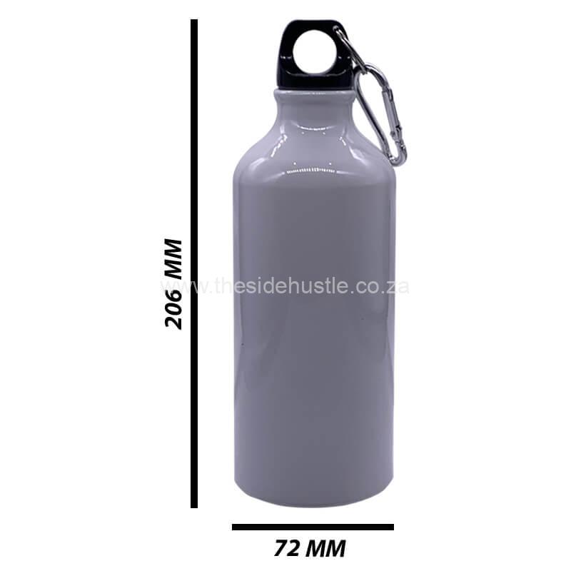 600ml white stainless steel water bottle - Image 2